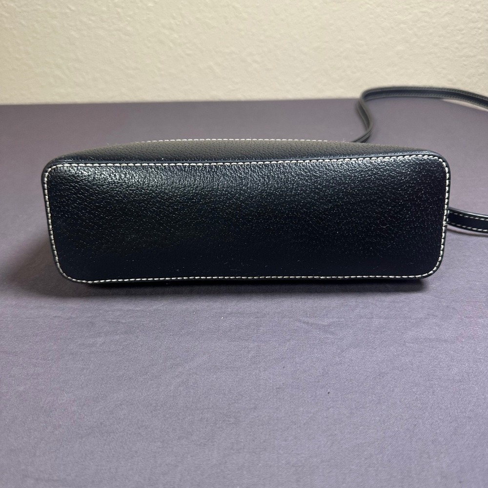 Kate Spade New York Berkeley Lane Hanna Cream Black Leather Crossbody Purse Bag‎ - Picture 4 of 16